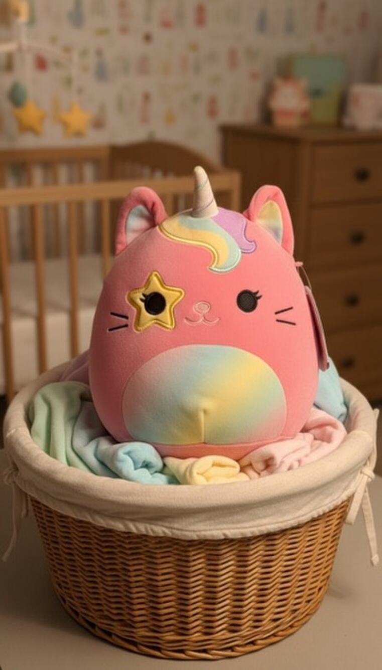 NWT Squishmallows Sienna Caticorn Pink Cat Unicorn 7in w/ Tag